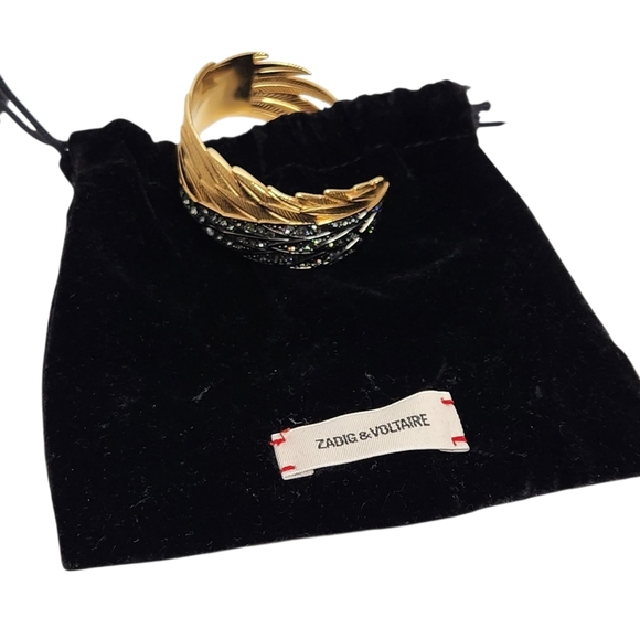 Zadig & Voltaire Rock Feather Spread Your Wings Bracelet - Picture 4 of 9